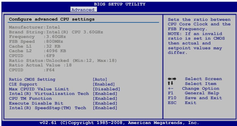 ASUS P5Q - CPU Configuration - 2