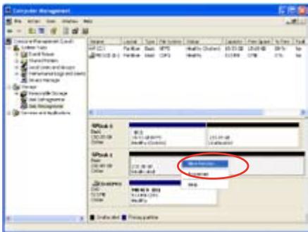 ASUS P5Q - Partitionner les volumes - 2