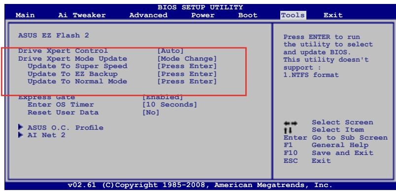 ASUS P5Q - Utililser la fonction Drive Xpert dans le BIOS - 2