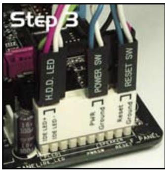 ASUS P5Q - ASUS Q-Connector (panneau système) - 3