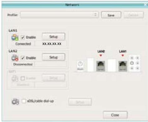 ASUS P5Q - Définissez les options de configuration du réseau. - 1