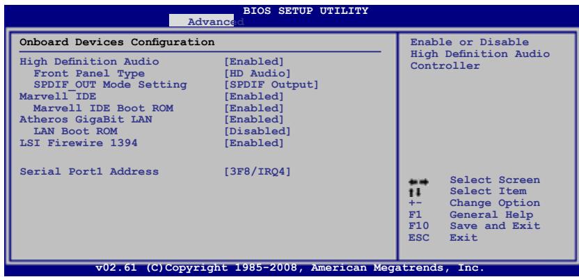 ASUS P5Q - Onboard Device Configuration - 1