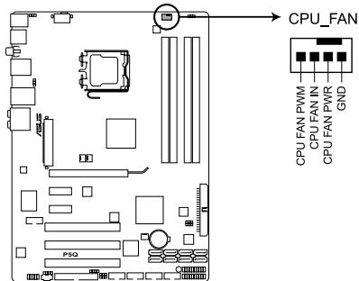 ASUS P5Q - Installer le dissipateur et le ventilateur du CPU - 7