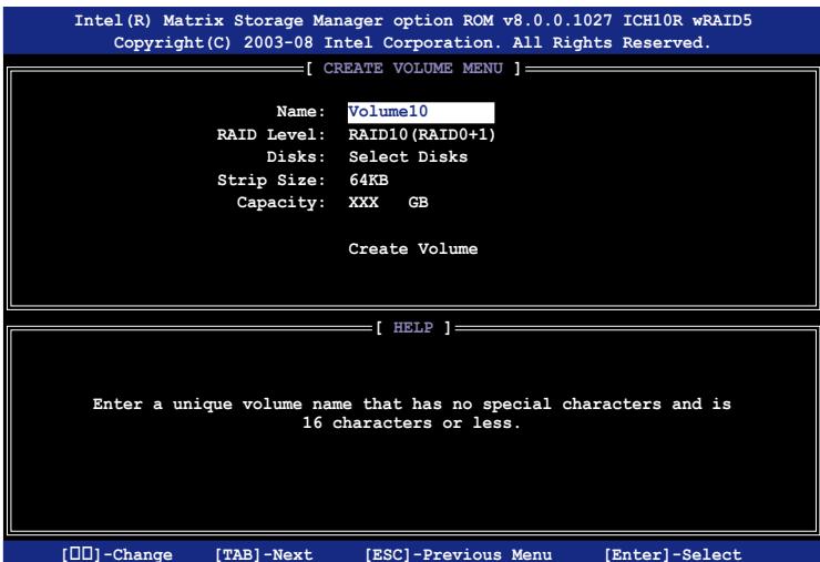 ASUS P5Q - Créer un ensemble RAID 10 (RAID 0+1) - 1