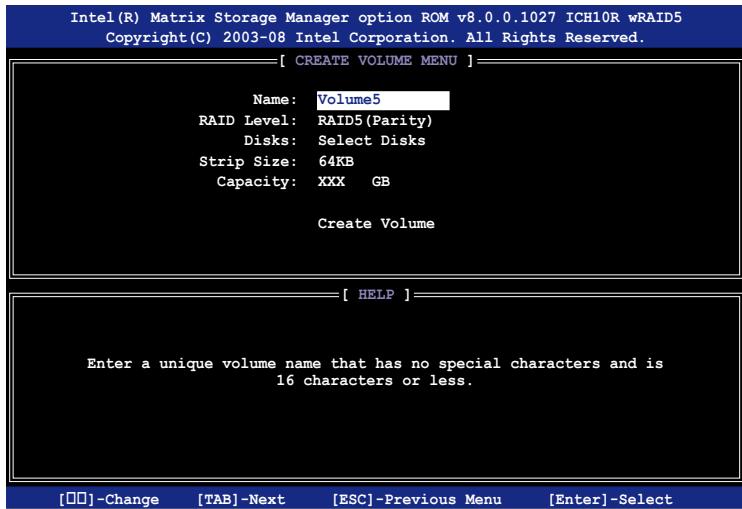 ASUS P5Q - Créer un ensemble RAID 5 (parité) - 1