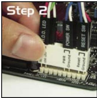 ASUS P5Q - ASUS Q-Connector (panneau système) - 2