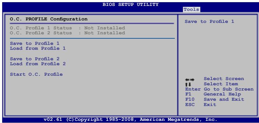 ASUS P5Q - ASUS O.C. Profile - 1