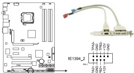 ASUS P5Q - Connecteur port IEEE 1394a (10-1 pin IE1394_2) - 1
