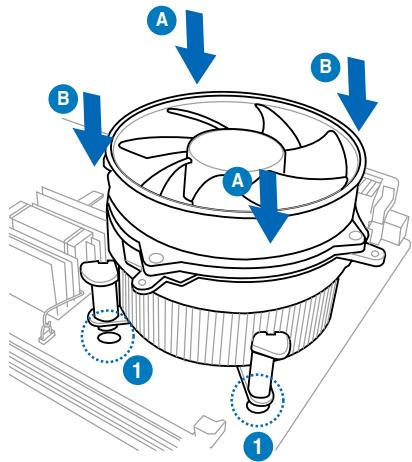 ASUS P5Q - Installer le dissipateur et le ventilateur du CPU - 5