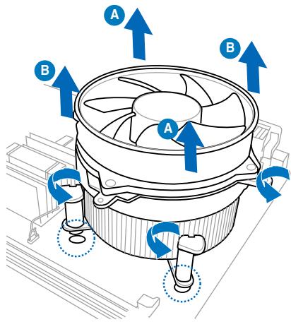 ASUS P5Q - Désinstaller le dissipateur et le ventilateur du CPU - 2