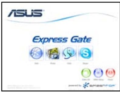 ASUS P5Q - Ecran d'accueil - 1