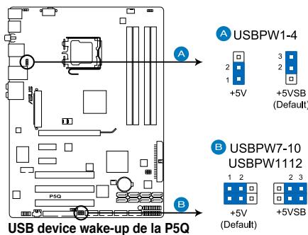 ASUS P5Q - USB device wake-up (3-pin USBPW1-4, USBPW7-10, USBPW1112) - 1