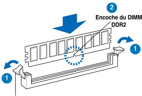 ASUS P5Q - Installer un module DIMM - 2
