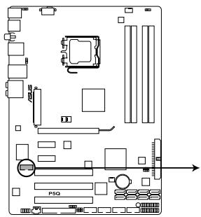 ASUS P5Q - Connecteur port Série (10-1 pin COM1) - 1