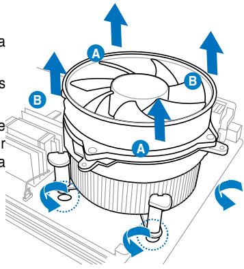 ASUS P5Q SE2 - Désinstaller le dissipateur et le ventilateur du CPU - 2