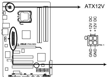 ASUS P5Q SE2 - Connecteurs d'alimentation ATX (24-pin eatxpwr, 4-pin EATX12V) - 1