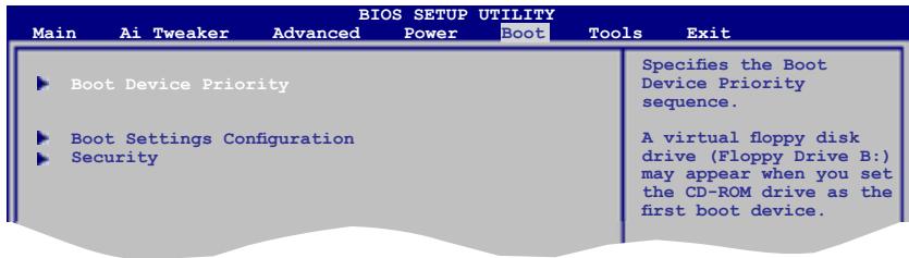 ASUS P5Q SE2 - Menu boot (démarrage) - 1