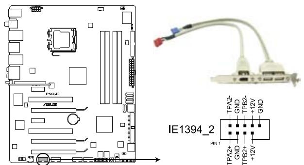 ASUS P5Q-E - Connecteur port IEEE 1394a (10-1 pin IE1394_2) - 1