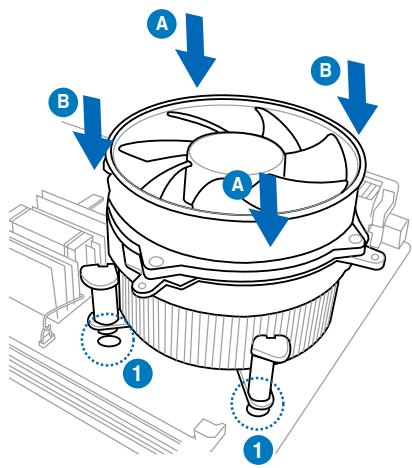 ASUS P5Q-E - Installer le dissipateur et le ventilateur du CPU - 5