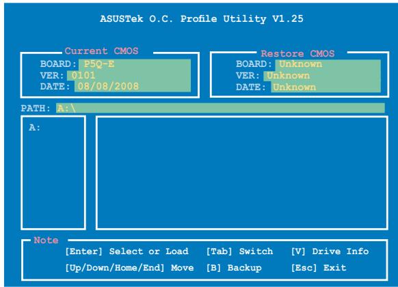 ASUS P5Q-E - Start O.C. Profile - 1