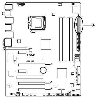 ASUS P5Q-E - Connecteur pour lecteur de disquettes (34-1 pin FLOPPY) - 1