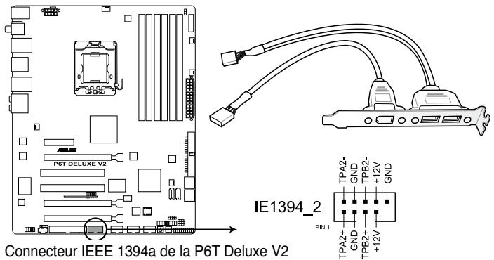 ASUS P6T DELUXE V2 - Connecteur port IEEE 1394A (10-1 pin IE1394_2) - 1