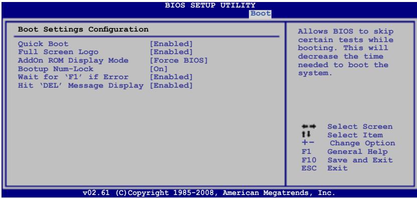 ASUS P6T DELUXE V2 - Menu boot (démarrage) - 3