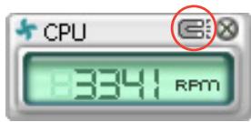 ASUS P6T DELUXE V2 - Déplacer les panneaux de surveillance - 1