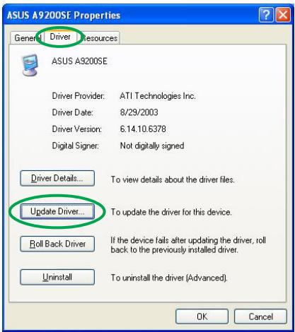 ASUS AX850 - Mise à jour du pilote d'affichage Windows® - 3