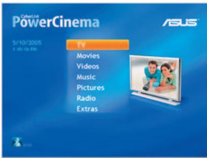 ASUS TV FM 7135 - Naviguer dans la page d'accueil - 1