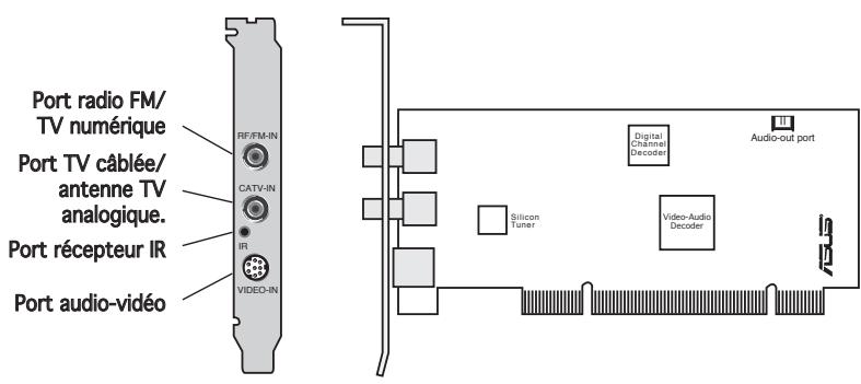 ASUS TV FM 7135 - Layout de la carte / du recepteur - 1