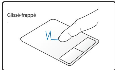 ASUS X93 - Illustrations sur l'utilisation du pavé tactile - 6