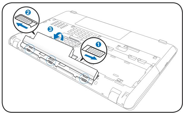 ASUS X93 - Pour refirer la batterie : - 2