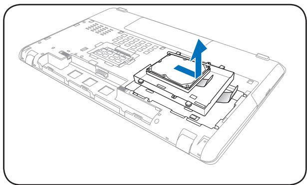 ASUS X93 - Retirer le disque dur de 2.5" primaire : - 2