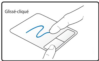 ASUS X93 - Illustrations sur l'utilisation du pavé tactile - 5