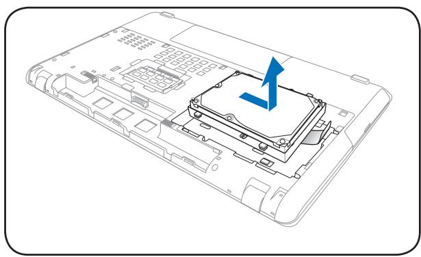 ASUS X93 - Retirer le disque dur de 3.5" primaire : - 2