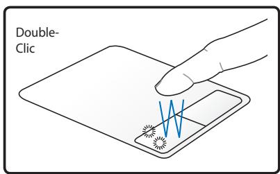 ASUS X93 - Illustrations sur l'utilisation du pavé tactile - 3