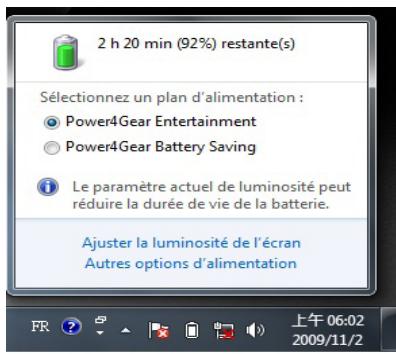 ASUS X93 - Vérifier la charge de la batterie - 3