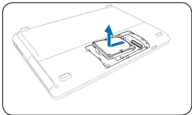 ASUS X93 - Retirer le disque dur 2.5" secondaire : - 2