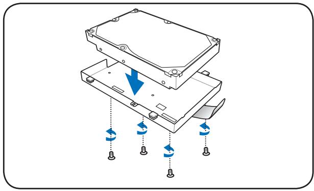 ASUS X93 - Installer le disque dur de 3.5" primaire : - 1