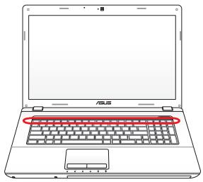 ASUS X93 - Touches colorées - 1