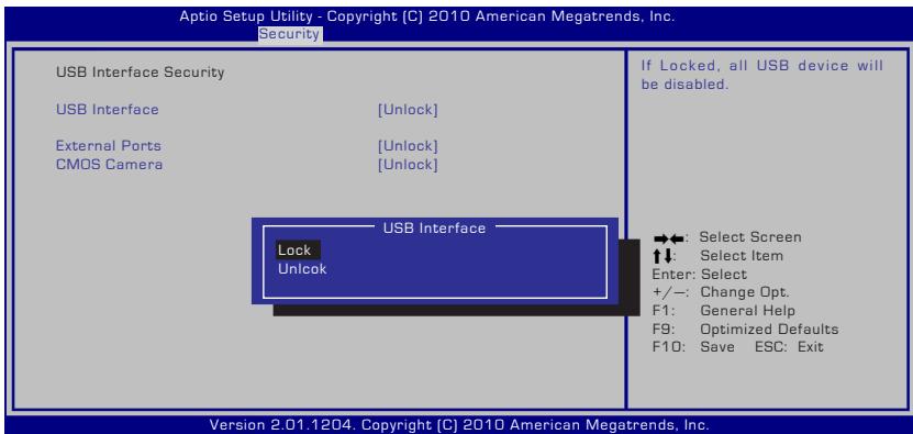 ASUS X93 - USB Interface Security (Sécurité de 'interface USB) - 1