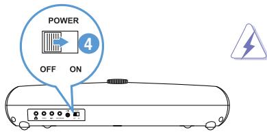 ASUS CINE5 - Switch ON your speaker. - 1