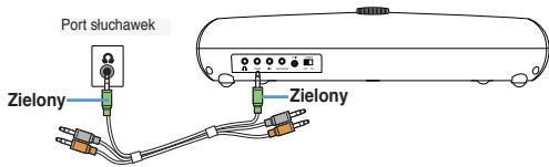 ASUS CINE5 - W celu podłaczenia gołyznika do komputera laptop lub do przenosnégo odtrwarzacza MP3: - 1