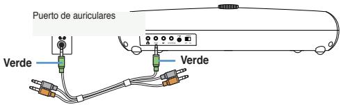 ASUS CINE5 - Para conectar el altovoz a un equipo o reproductor MP3 portátil: - 1