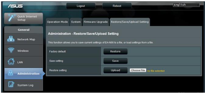 ASUS EA-N66 - Onglet Firmware Upgrade (Mise à jour du firmware) - 3