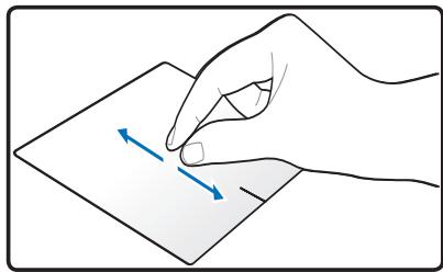 ASUS N76VZ-V4G-T1153H - Illustrations sur l'utilisation du pavé tactile - 11