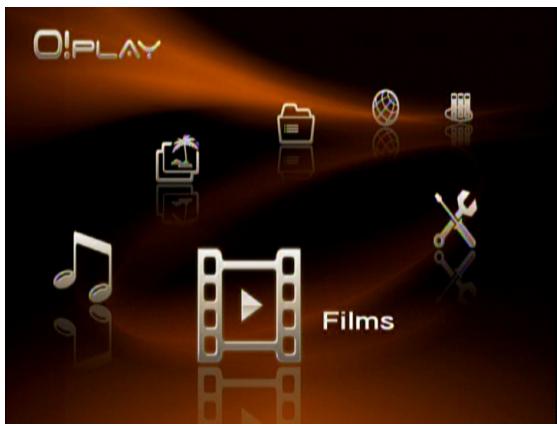 ASUS O!PLAY HD2 DONGLE WI-FI - Menu principal - 1