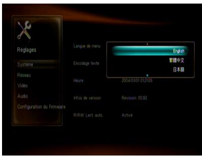 ASUS O!PLAY HD2 DONGLE WI-FI - Pour configurer les paramètres du système : - 3