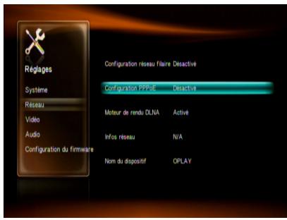 ASUS O!PLAY HD2 DONGLE WI-FI - Pour configurer les paramètres PPPoE de votre O!Play HD2 : - 1